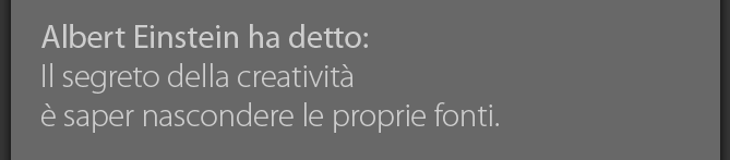 Una citazione